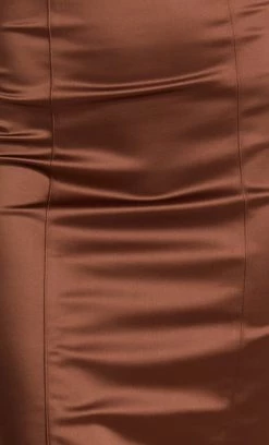 Bec&Bridge HEATHER MIDI DRESS - COGNAC