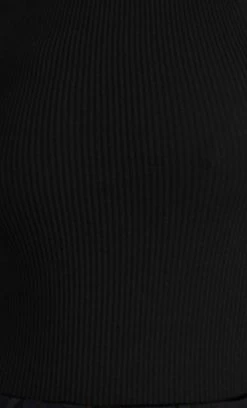 Bec&Bridge FRANCESCA KNIT TOP - BLACK