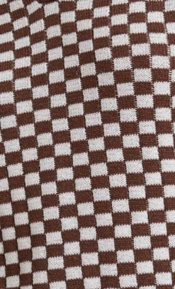 Bec&Bridge GERI KNIT POLO - CHECK