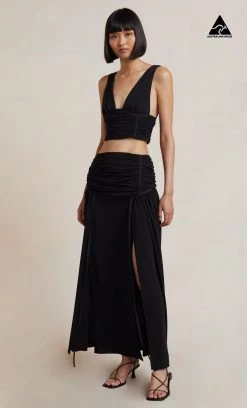 Bec&Bridge GWEN SKIRT - BLACK Bottoms