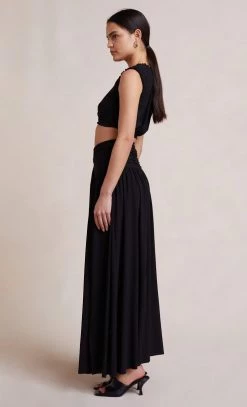 Bec&Bridge Bottoms MINX MAXI SKIRT - BLACK