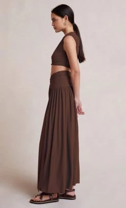 Bec&Bridge Bottoms MINX MAXI SKIRT - COPPER