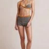 Bec&Bridge PATCHWORK KNIT BRA - MULTI