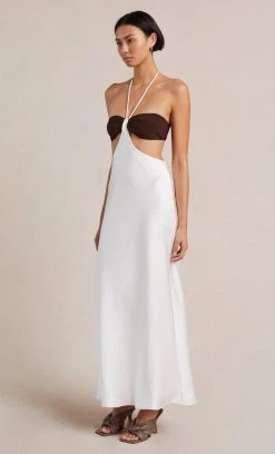 Bec&Bridge NADIA CUT OUT DRESS - IVORY