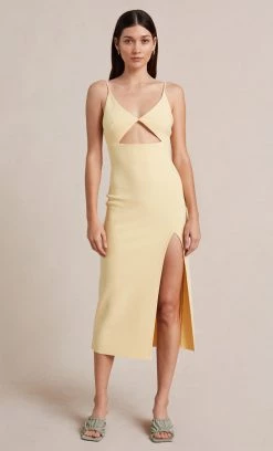 Bec&Bridge Dresses JOSETTE MIDI DRESS - BUTTER