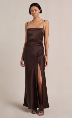 Bec&Bridge NADIA MAXI DRESS - CHOCOLATE