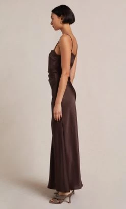 Bec&Bridge NADIA MAXI DRESS - CHOCOLATE