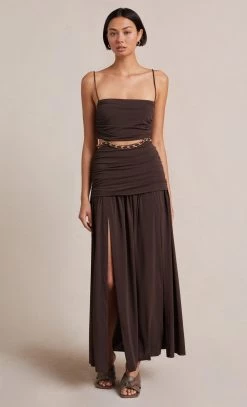 Bec&Bridge JOELENE MAXI DRESS - COGNAC Dresses