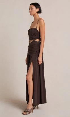 Bec&Bridge JOELENE MAXI DRESS - COGNAC Dresses
