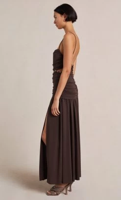 Bec&Bridge JOELENE MAXI DRESS - COGNAC Dresses