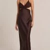 Bec&Bridge NADIA TWIST MAXI DRESS - CHOCOLATE