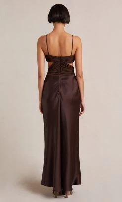 Bec&Bridge NADIA TWIST MAXI DRESS - CHOCOLATE