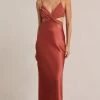Bec&Bridge NADIA TWIST MAXI DRESS - AUBURN