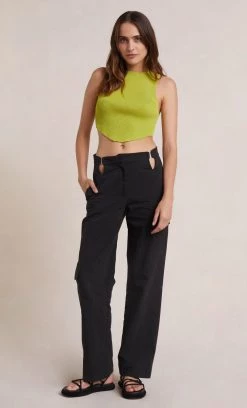 Bec&Bridge MASON KNIT TOP - LIME GREEN