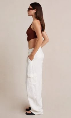 Bec&Bridge FLETCHER PANT - IVORY Bottoms