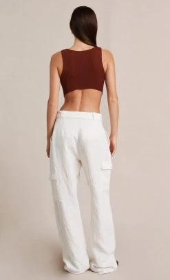 Bec&Bridge FLETCHER PANT - IVORY Bottoms