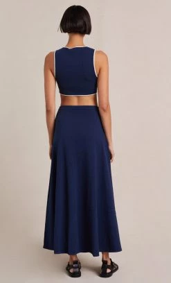 Bec&Bridge ENZO KNIT TOP - INK MULTI Tops