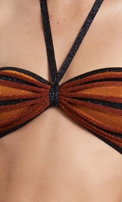 Bec&Bridge Tops ZIGGY KNIT TOP - LUREX STRIPE