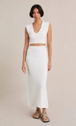 Bec&Bridge Tops EFFIE KNIT VEST - IVORY