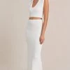 Bec&Bridge EFFIE KNIT SKIRT - IVORY Bottoms