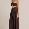 Bec&Bridge JOELENE MAXI SKIRT - COGNAC Bottoms