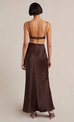 Bec&Bridge NADIA TOP - CHOCOLATE Tops