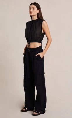 Bec&Bridge PAPILLON TOP - BLACK Tops