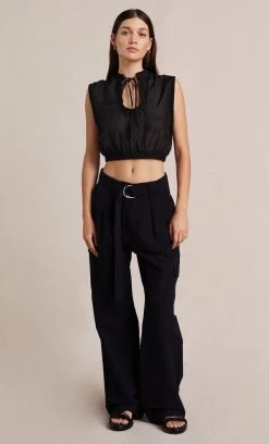 Bec&Bridge PAPILLON TOP - BLACK Tops