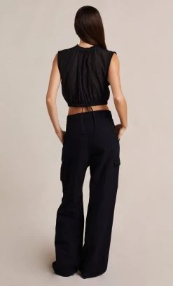 Bec&Bridge PAPILLON TOP - BLACK Tops