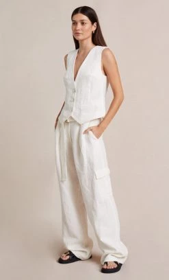 Bec&Bridge FLETCHER VEST - IVORY Tops