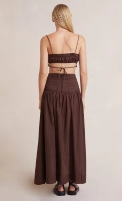 Bec&Bridge ALEXANDRA MAXI SKIRT - CHOCOLATE Bottoms 8 Bec&Bridge ALEXANDRA MAXI SKIRT - CHOCOLATE Bottoms