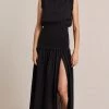 Bec&Bridge Dresses FELICE SHIRRED DRESS - BLACK