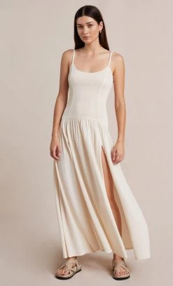 Bec&Bridge AMALIA KNIT MAXI DRESS - CREAM Dresses