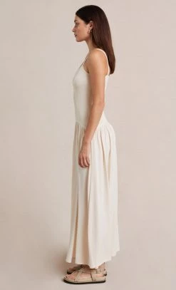 Bec&Bridge AMALIA KNIT MAXI DRESS - CREAM Dresses