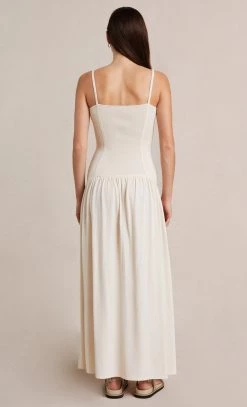 Bec&Bridge AMALIA KNIT MAXI DRESS - CREAM Dresses