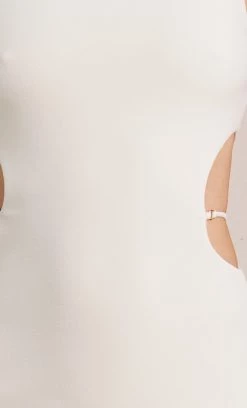 Bec&Bridge CAMMI CUT OUT DRESS - VANILLA