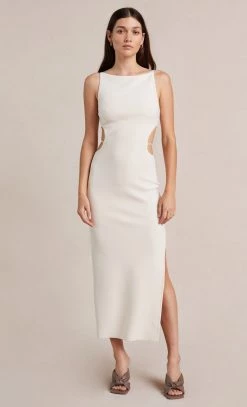 Bec&Bridge CAMMI CUT OUT DRESS - VANILLA
