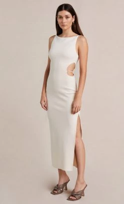Bec&Bridge CAMMI CUT OUT DRESS - VANILLA