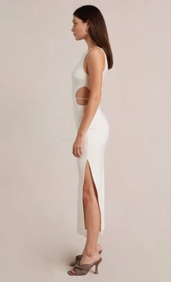 Bec&Bridge CAMMI CUT OUT DRESS - VANILLA