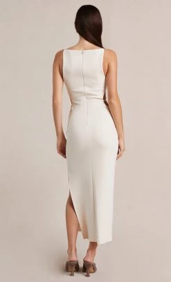 Bec&Bridge CAMMI CUT OUT DRESS - VANILLA