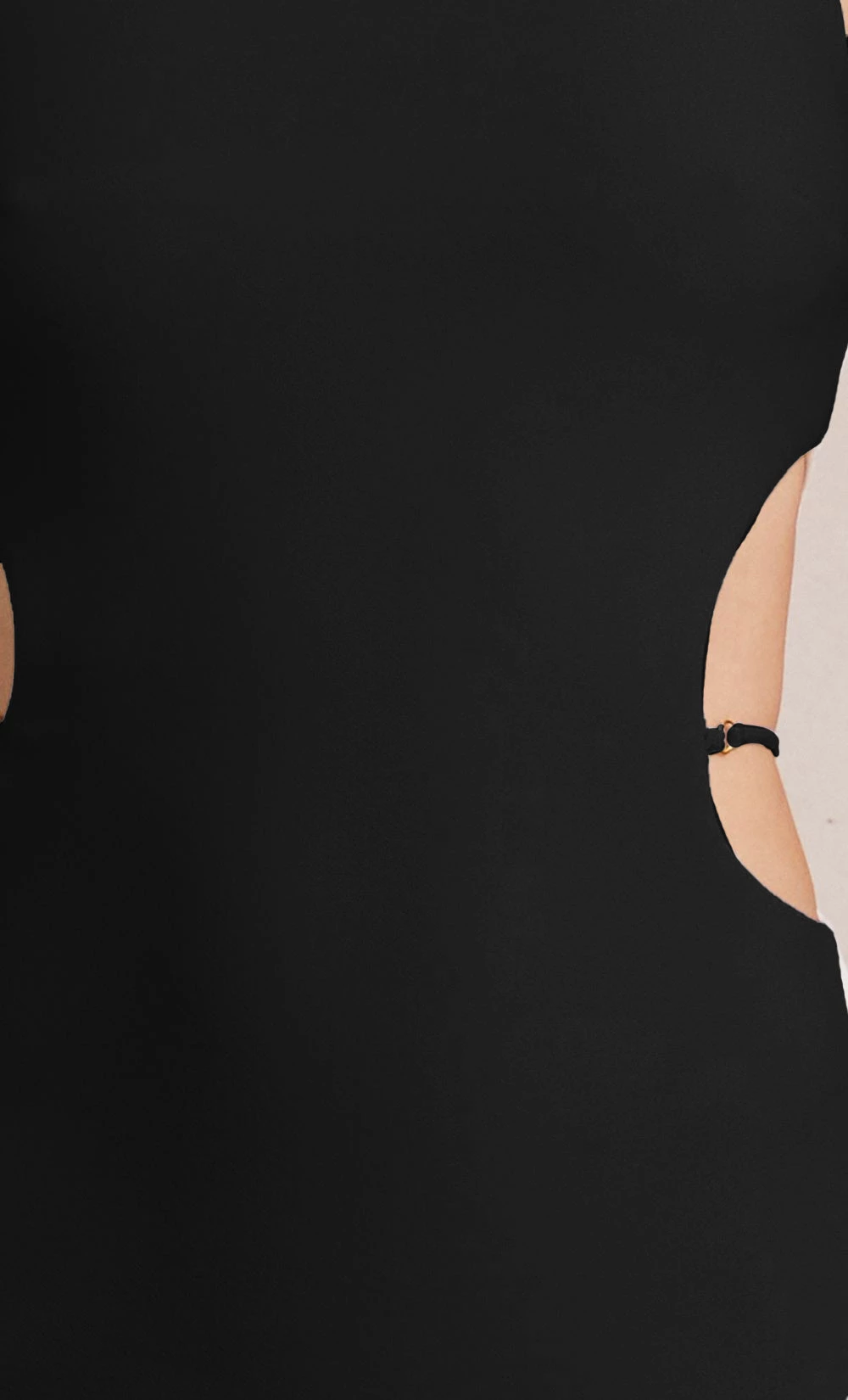 Bec&Bridge CAMMI CUT OUT DRESS - BLACK 5 Bec&Bridge CAMMI CUT OUT DRESS - BLACK