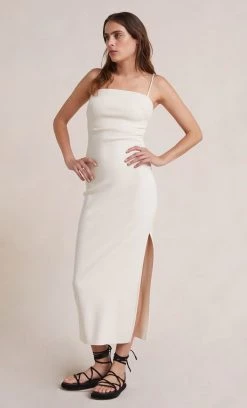 Bec&Bridge Dresses CAMMI TUCK DRESS - VANILLA