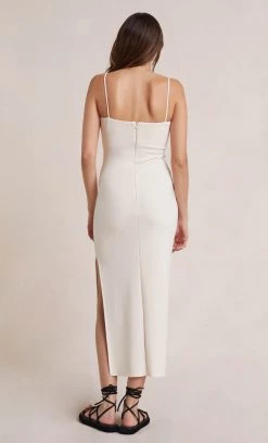 Bec&Bridge Dresses CAMMI TUCK DRESS - VANILLA