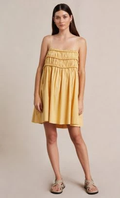 Bec&Bridge ELI MINI DRESS - STRAW