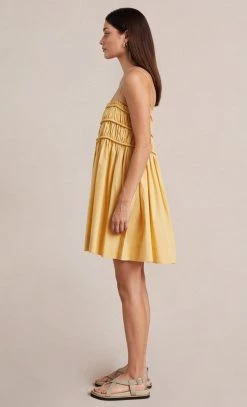 Bec&Bridge ELI MINI DRESS - STRAW 8 Bec&Bridge ELI MINI DRESS - STRAW