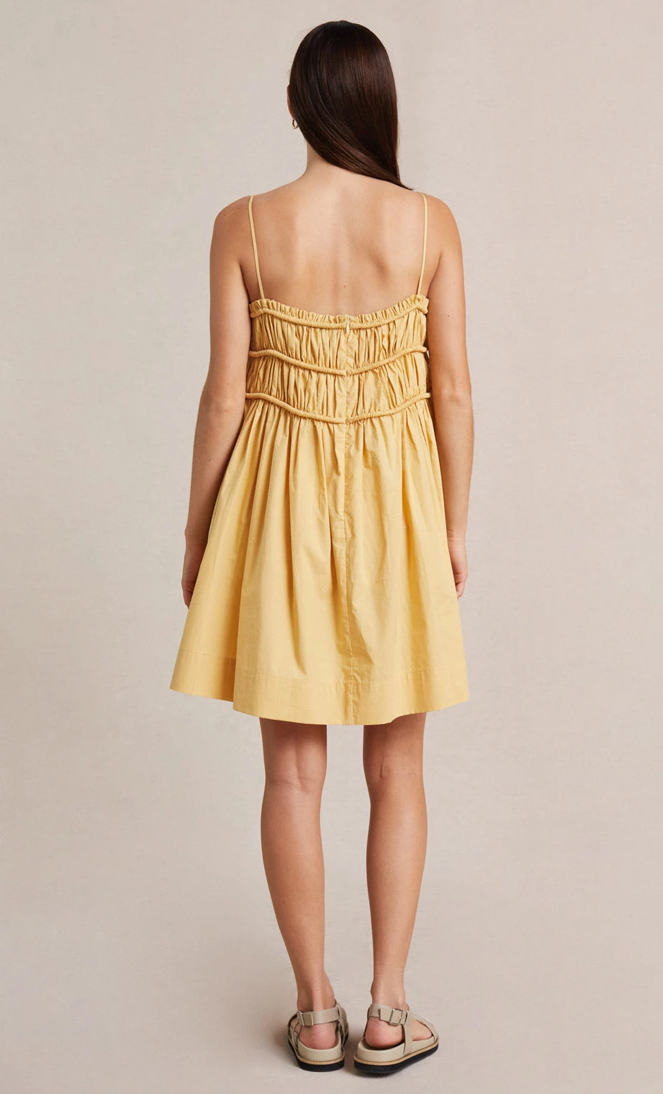 Bec&Bridge ELI MINI DRESS - STRAW 3 Bec&Bridge ELI MINI DRESS - STRAW