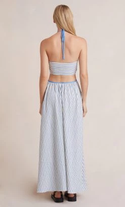 Bec&Bridge LUCIA CUT OUT MAXI DRESS - STRIPE Dresses