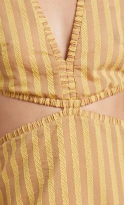 Bec&Bridge Dresses LILIANA MAXI DRESS - STRIPE