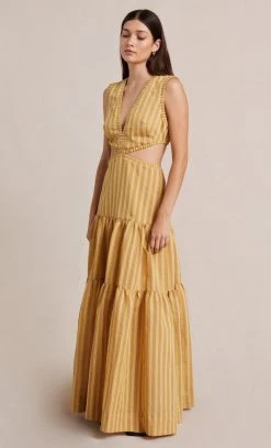 Bec&Bridge Dresses LILIANA MAXI DRESS - STRIPE