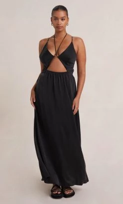 Bec&Bridge CASABLANCA MAXI DRESS - BLACK